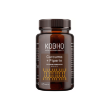Cúrcuma+pimienta Negra 60caps Kobho vista principal
