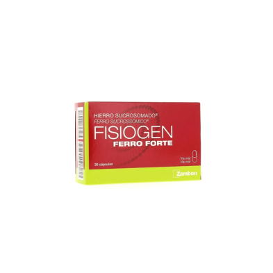 Fisiogen Ferro Forte 30 Capsulas detalle
