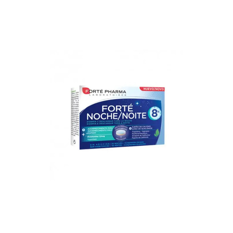 Forte Noche 8 H 30 Comprimidos Bicapa vista principal