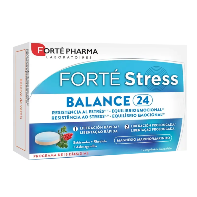 Forte Stress Balance 24 15 Comprimidos Bicapa vista principal