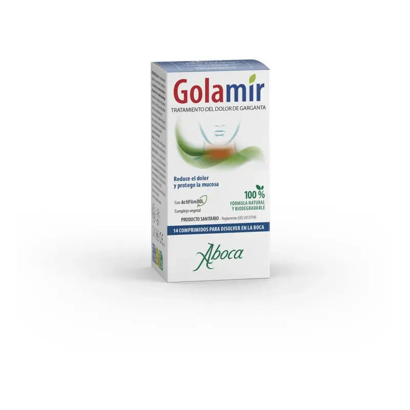 Golamir Frasco 14 Comprimidos Aboca vista principal