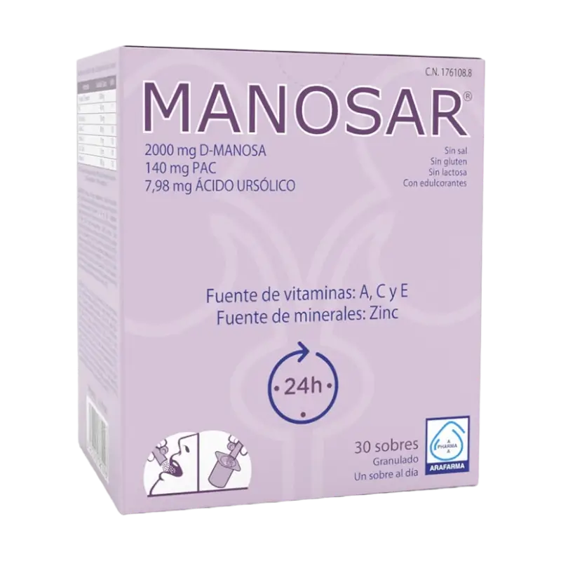 Manosar 30 Sobres vista principal