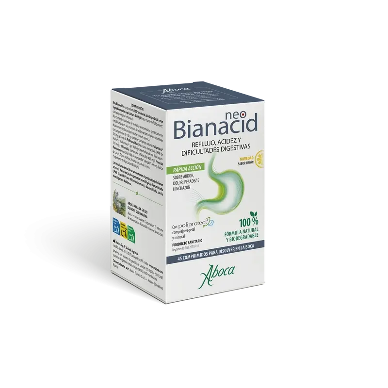 Neobianacid 45 Comprimidos Sabor Limon vista principal
