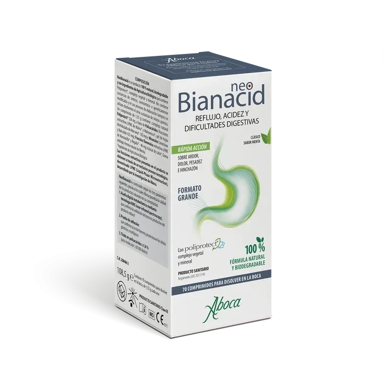 Neobianacid 70 Comprimidos vista principal