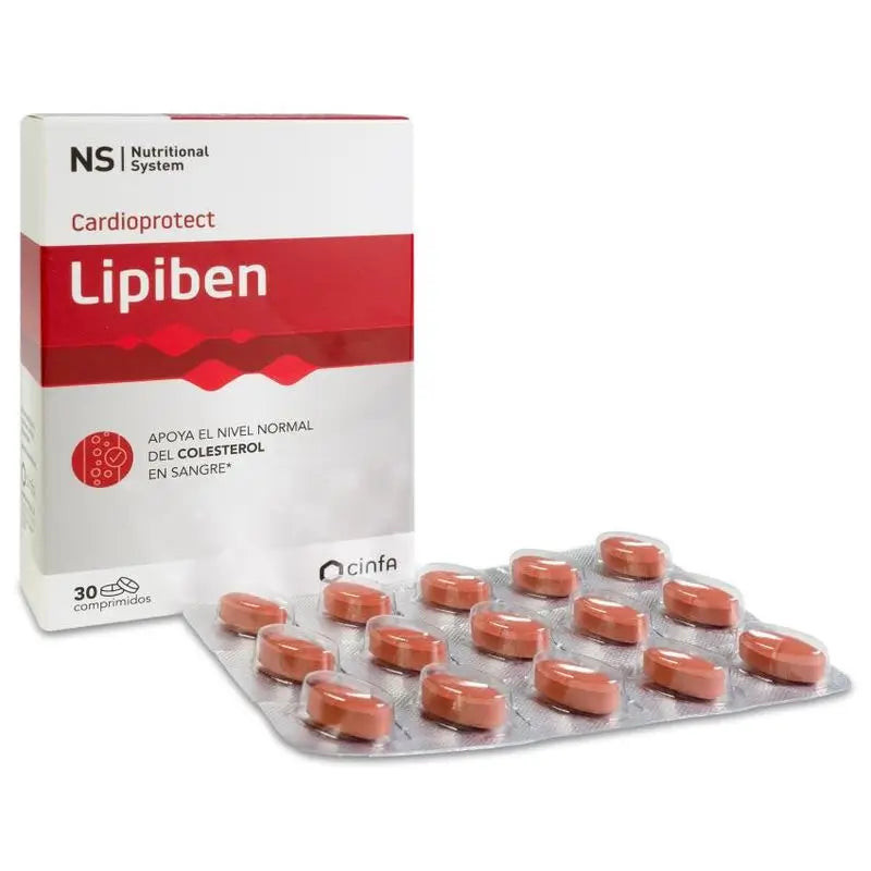 Ns Cardioprotect Lipiben 30 Comprimidos vista principal
