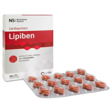 Ns Cardioprotect Lipiben 30 Comprimidos vista principal