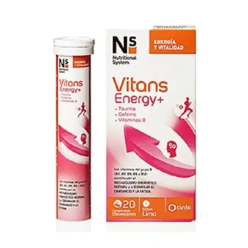 Ns Vitans Energy+ 20 Comprimidos Efervescentes vista principal