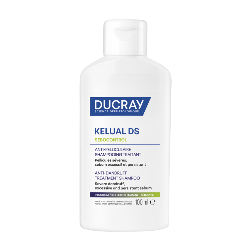 KELUAL DS SEBOCONTROL CHAMPU TRATAMIENTO ANTICASPA DUCRAY 1 ENVASE 100 ml