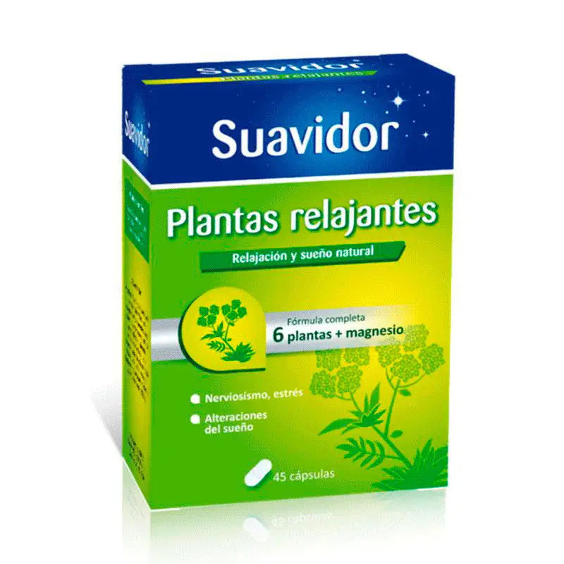 Suavidor Plantas Relajantes 45 Capsulas vista principal