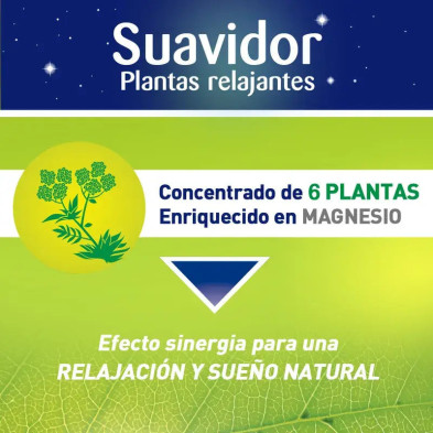 Suavidor Plantas Relajantes 45 Capsulas detalle