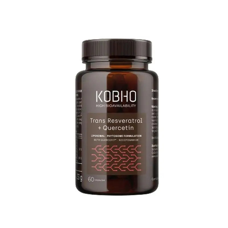 Trans Resveratrol + Quercetin Kobho 60 Capsulas vista principal