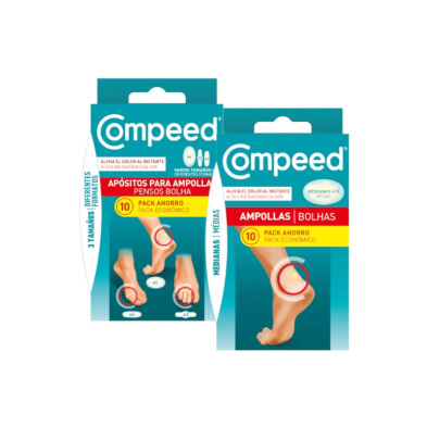 Compeed Ampollas Surtido 3 Tamaños 10 Unidades Pack Ahorro envase