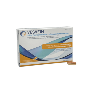 Vesvein Alivio Piernas Cansadas 30 Comprimidos Doble Capa detalle