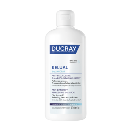 KELUAL SQUANORM ANTICASPA CHAMPU REFRESCANTE DUCRAY 1 ENVASE 400 ml