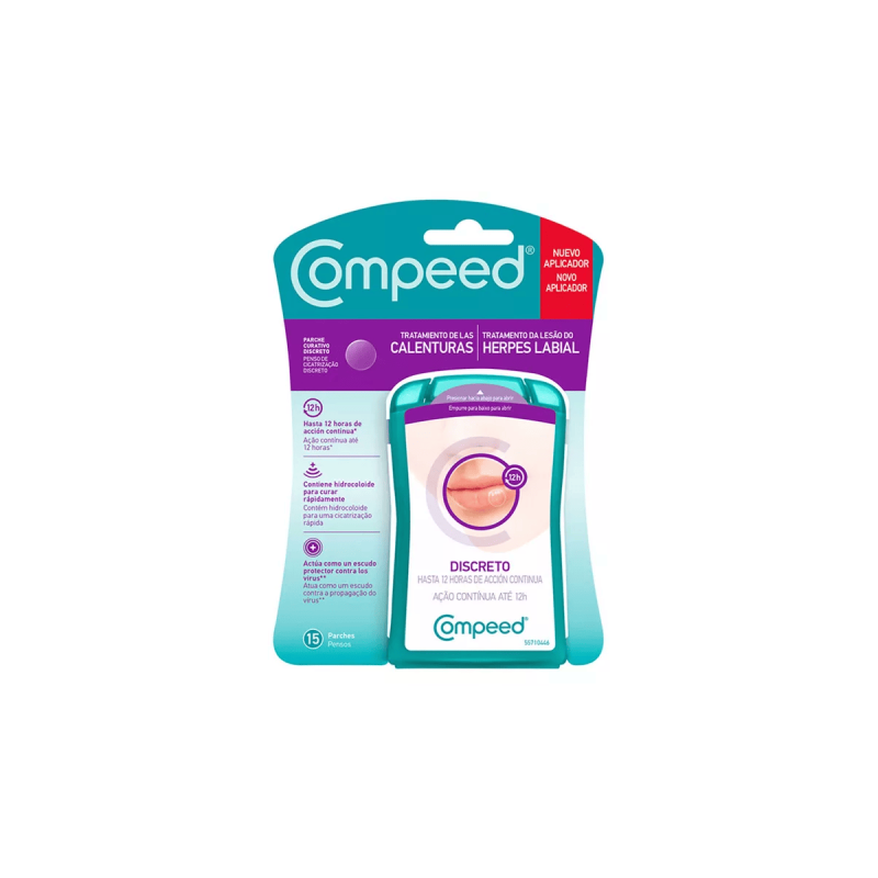 Compeed Herpes Labial 15 Parches vista principal