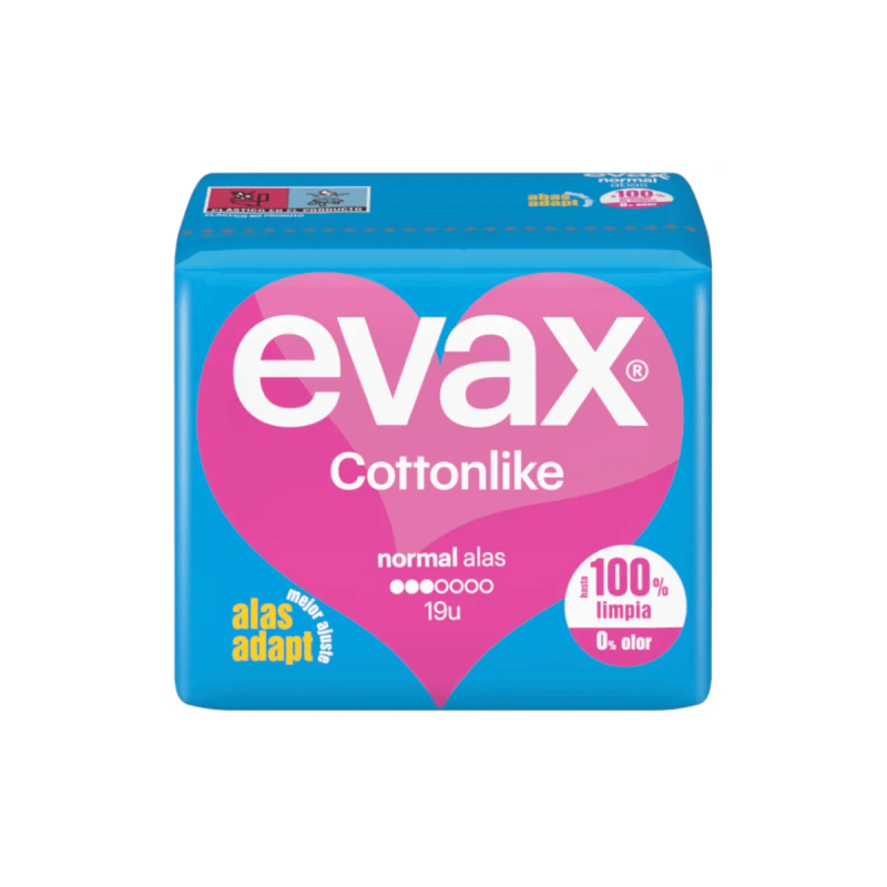 Compresas Evax Cottonlike Alas Sup Plu10 vista principal