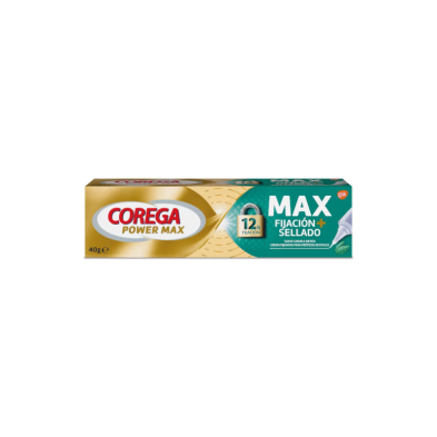 Corega Max Fijacion + Sellado 1 Envase 40 G Sabor Menta vista principal