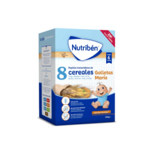 Nutriben Papilla 8 Cereales Galletas Maria 1 Envase 600 G vista principal