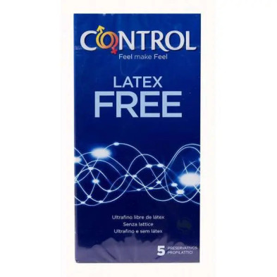 Control Latex Free Preservativos 5 Unidades vista principal
