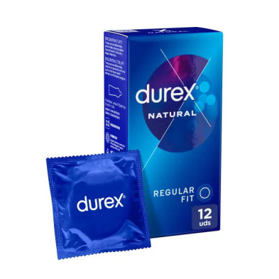 Durex Natural Plus Preservativos 12 Unidades envase