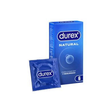 Durex Natural Plus Preservativos 6 Unidades envase