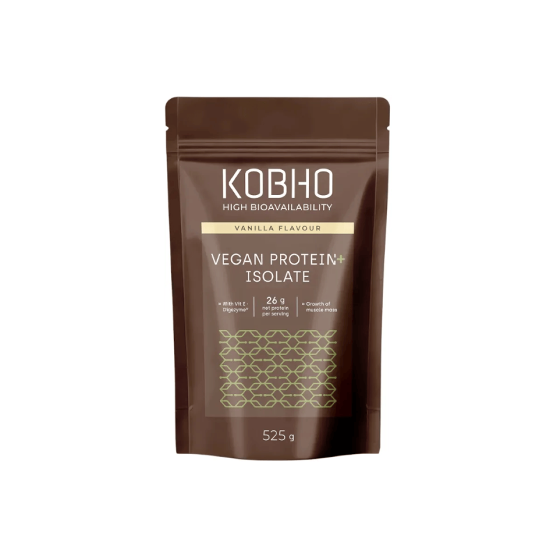 Proteina Vegana Aislada 1 Envase 525 G Sabor Vainilla Kobho vista principal