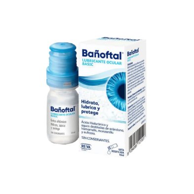 Bañoftal Lubricante Ocular Basic 1 Frasco 10 Ml vista principal