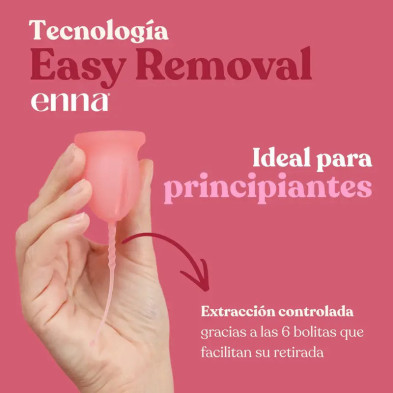 Copa Menstrual Enna Cycle 1 Unidad Talla S detalle