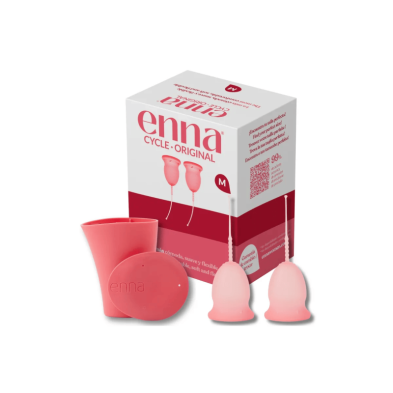 Copa Menstrual Enna Cycle Easy Cup 1 Unidad Talla M (Con Apl envase