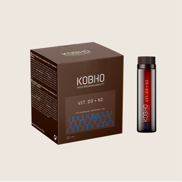 Kobho Vitamina D3 + K2 Líquido 20 viales de 25 ml