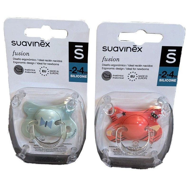 CHUPETE SILICONA ANATOMICO SUAVINEX FUSION - 2 - 4 MESES 1 U