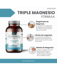 Triple Magnesio WEBOTANIX 60 cápsulas