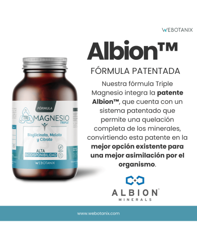 Triple Magnesio WEBOTANIX 60 cápsulas