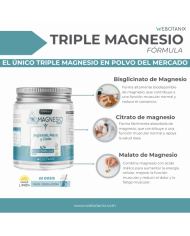 Triple Magnesio WEBOTANIX Polvo 128g