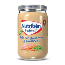 Nutriben Pollo Con Guisantes Y Zanahorias 1 Potito 235 G vista principal