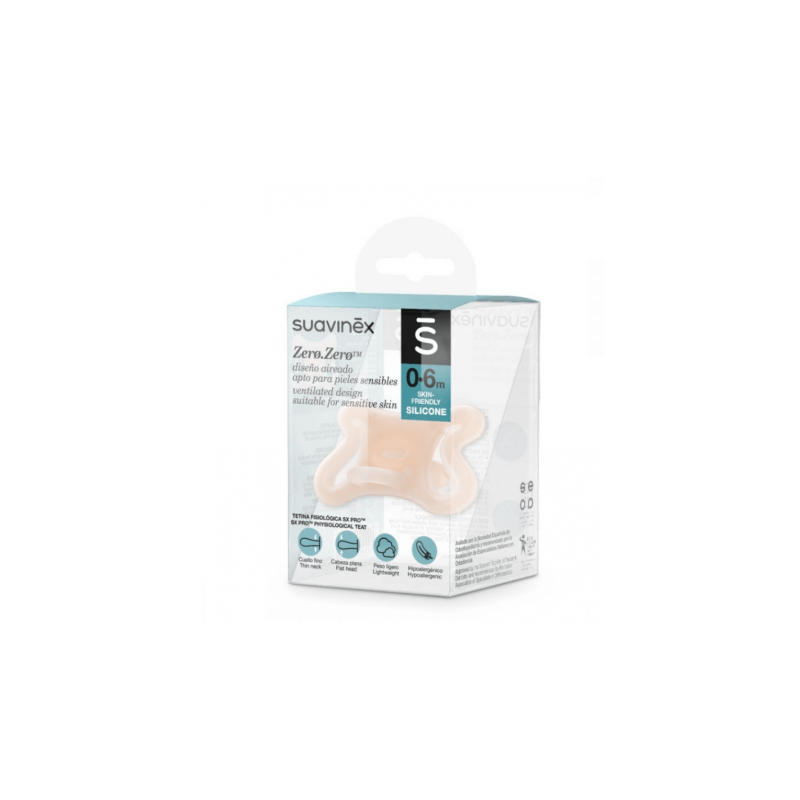 CHUPETE SILICONA FISIOLOGICO SUAVINEX SX PRO ZERO-ZERO 0 - 6