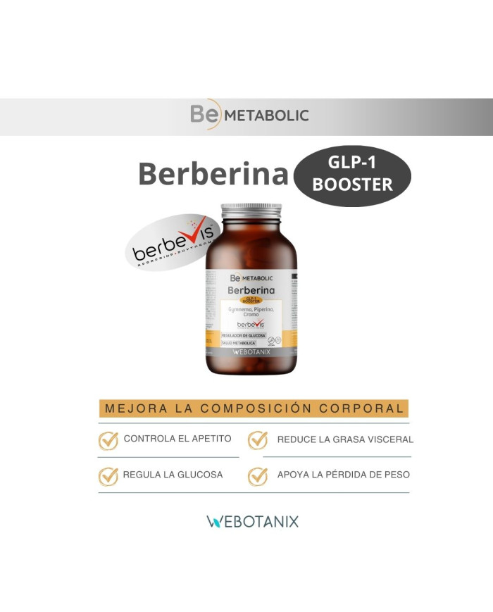 Berberina GLP-1 Booster WEBOTANIX 60 cápsulas
