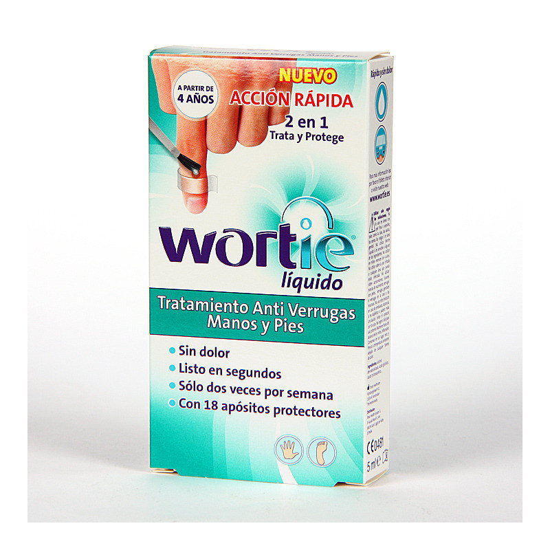 WORTIE LIQUIDO ANTI VERRUGAS 1 ENVASE 5 ML