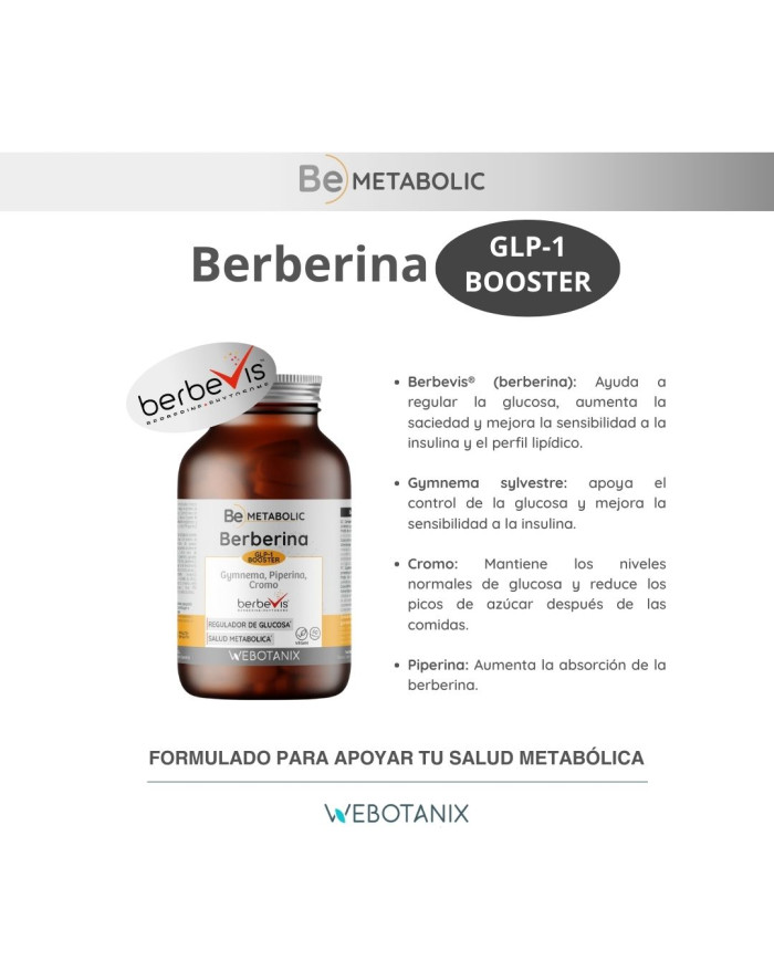 Berberina GLP-1 Booster WEBOTANIX 60 cápsulas