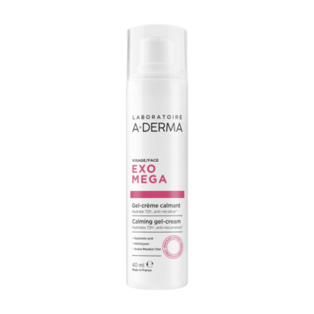 A-DERMA EXOMEGA GEL-CREMA FACIAL CALMANTE 1 ENVASE 40 ml