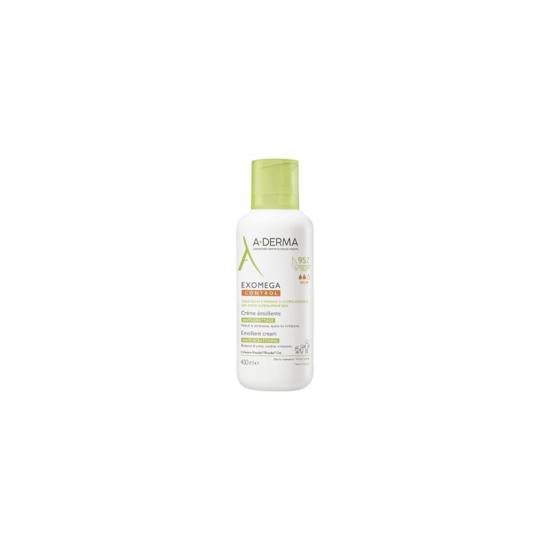 A-DERMA EXOMEGA CONTROL CREMA EMOLIENTE 1 ENVASE 400 ML