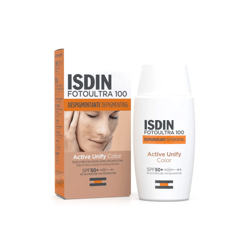 Fotoultra Isdin Active Unify Fusion Fluid Color 1 Envase 50 vista principal