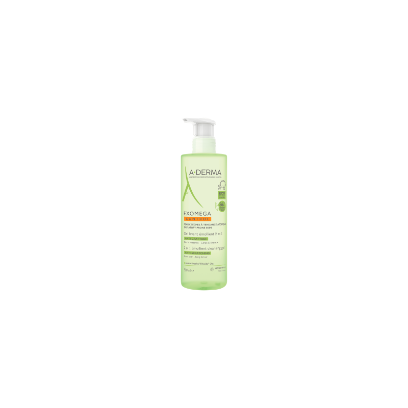 A-DERMA EXOMEGA CONTROL GEL LIMPIADOR EMOLIENTE 1 ENVASE 50