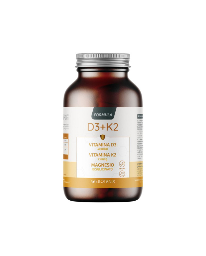 Vitamina D3+K2 WEBOTANIX 60 Cápsulas