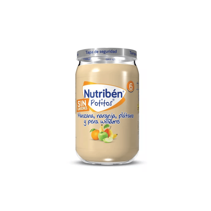 Nutriben Potitos Manzana  Naranja  Platano Y Pera Willians 1 Envase 235 G vista principal