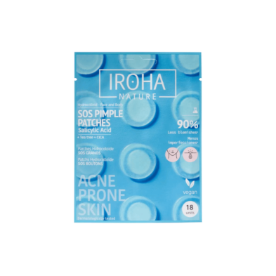 Iroha Parches Sos Granos Ác Salicílico detalle