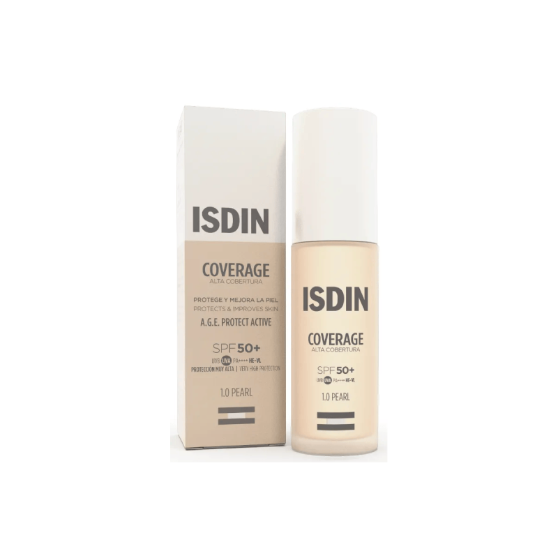 Isdin Coverage 1 Envase 30 G Color 1.0 Pearl vista principal