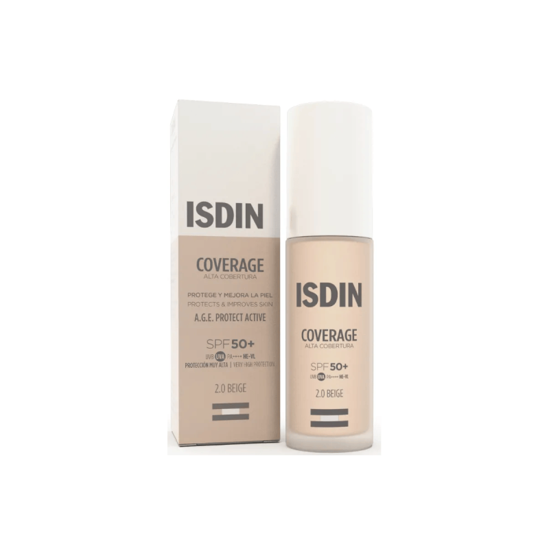 Isdin Coverage 1 Envase 30 G Color 2.0 Beige vista principal