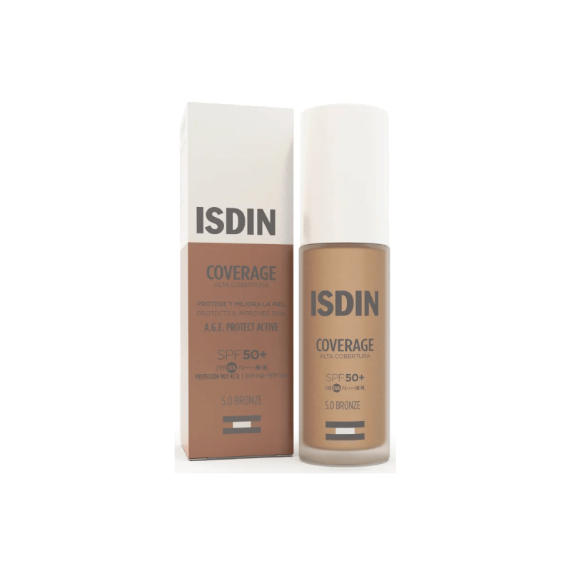 Isdin Coverage 1 Envase 30 G Color 5.0 Bronze vista principal
