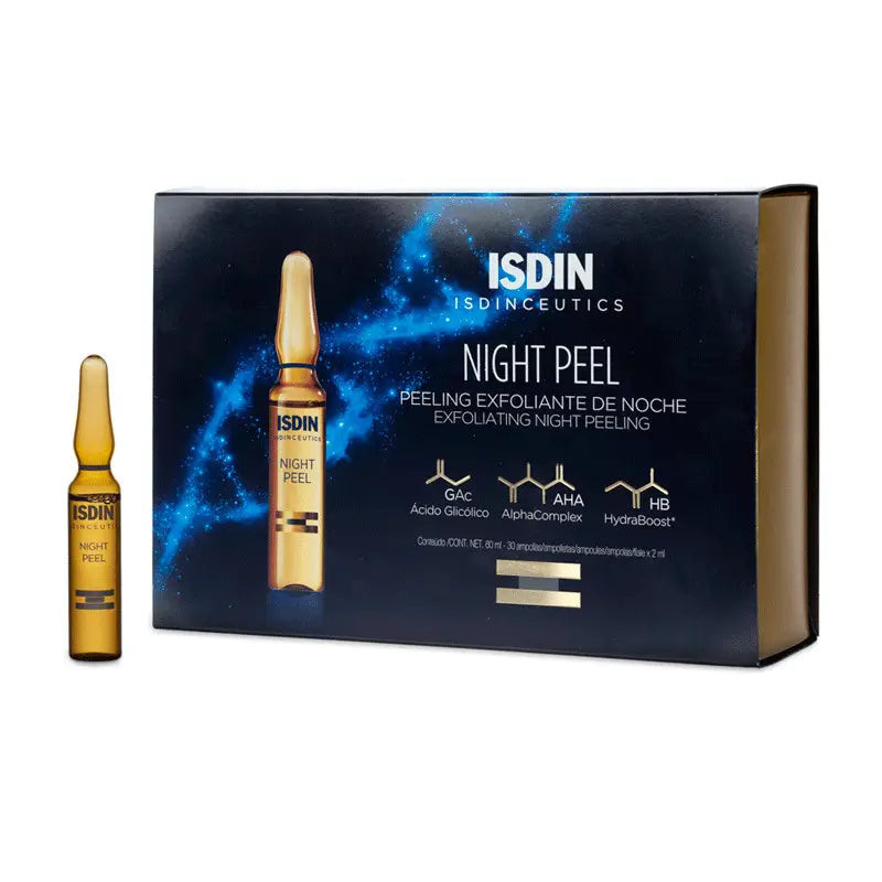 Isdinceutics Night Peel 30 Ampollas 2 Ml vista principal